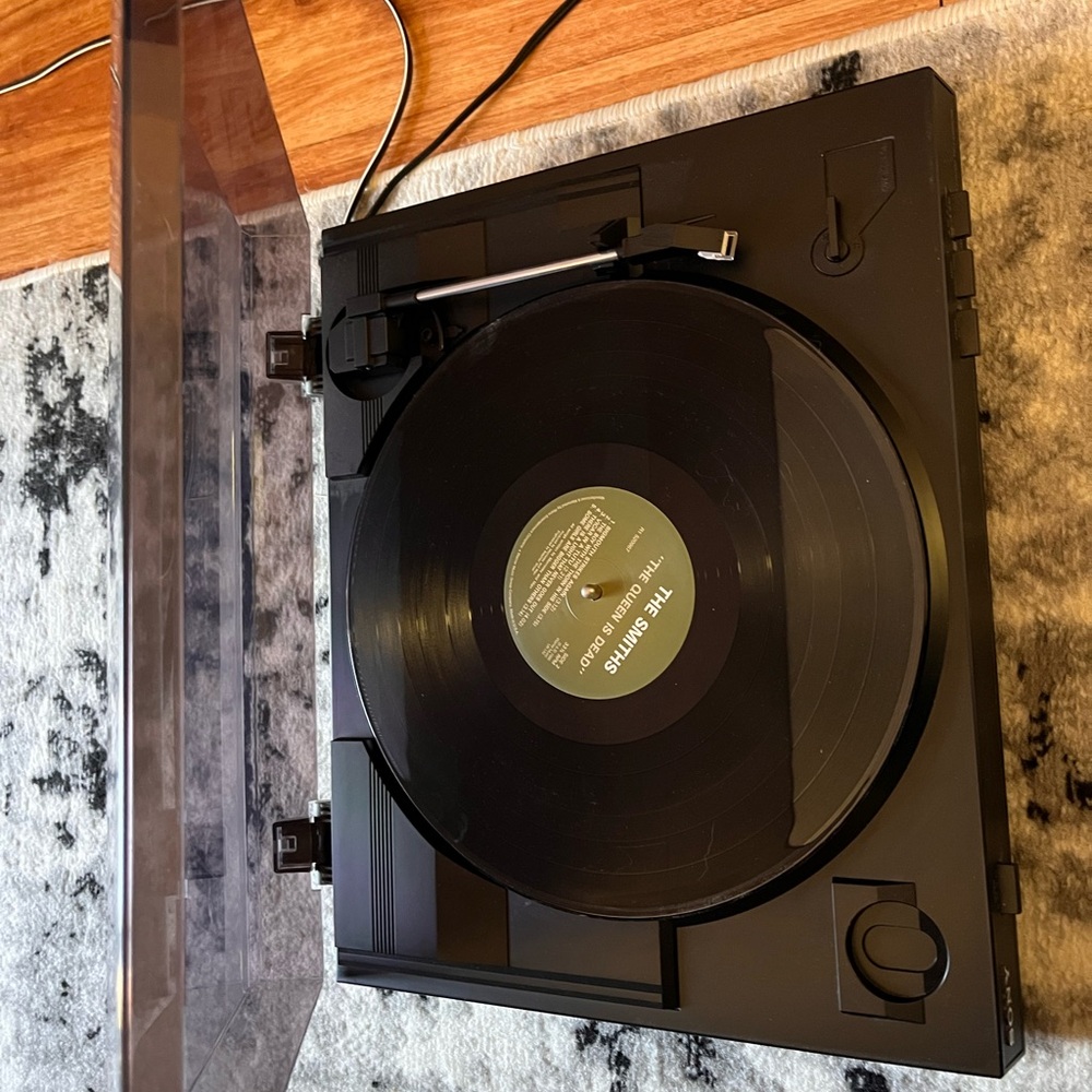 Sony Black Vinyl Record Player